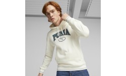 Puma Squad Hoodie FL vīriešu džemperis, balts 676017 65