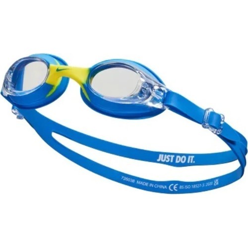 Детские очки для плавания Nike Nk Y Kids Lil Swoosh Goggle Blue Yellow NESSD138 458