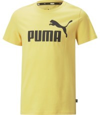 Подростковая футболка Puma ESS Logo Tee, жёлтая 586960 43