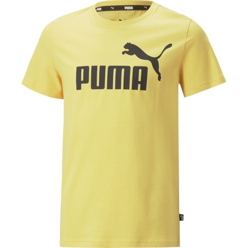 Puma ESS Logo Tee pusaudžu T-krekls, dzeltens 586960 43