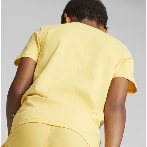 Puma ESS Logo Tee Junior T-Shirt Yellow 586960 43