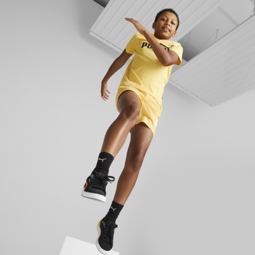 Puma ESS Logo Tee pusaudžu T-krekls, dzeltens 586960 43