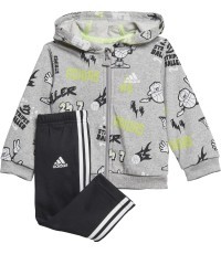 Adidas детский спортивный костюм I Grap Fz Hd Ft1 Grey Black GE0015