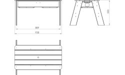 Daudzfunkcionāls spēļu galds EXIT Aksent Sand & Water L