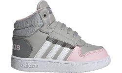 Детская обувь Adidas Hoops Mid 2.0 I, серо-розовая GZ7779