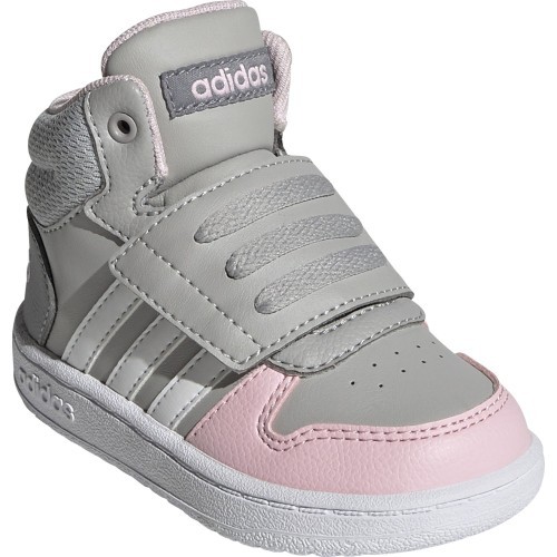 Adidas Hoops Mid 2.0 I Kids' Shoes Grey Pink GZ7779