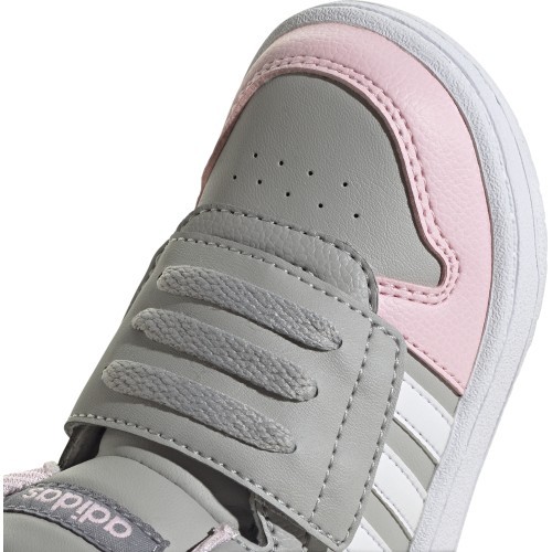 Детская обувь Adidas Hoops Mid 2.0 I, серо-розовая GZ7779