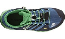 Детская обувь Adidas Terrex Mid GTX K сине-зелёная BB1953