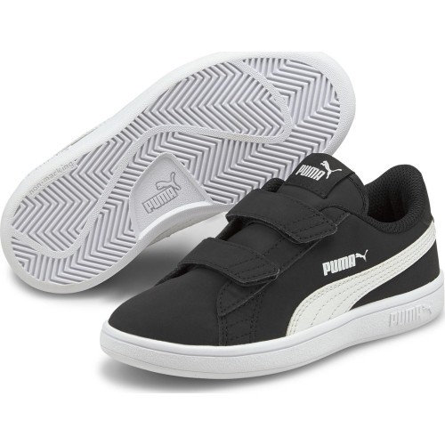 Puma Smash V2 Buck Kids' Shoes Black 365183 34