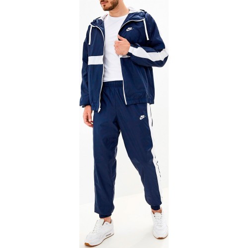 Мужской спортивный костюм Nike M NSW SCE Trk Suit HD Wvn Blue