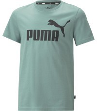 Футболка подростковая Puma Ess Logo Tee, зелёная 586960 84