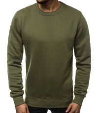 J.Style men's fleece sweatshirt, khaki 2001-29