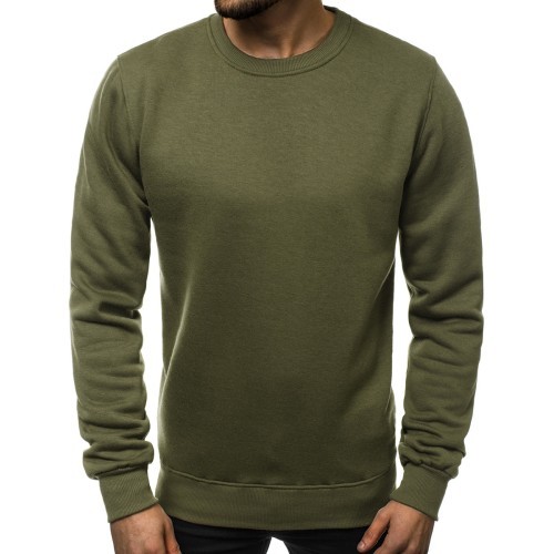 J.Style men's fleece sweatshirt, khaki 2001-29