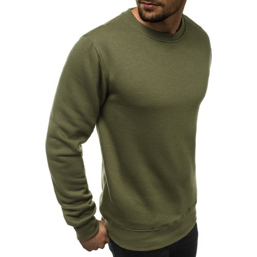 J.Style men's fleece sweatshirt, khaki 2001-29