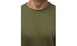 J.Style men's fleece sweatshirt, khaki 2001-29