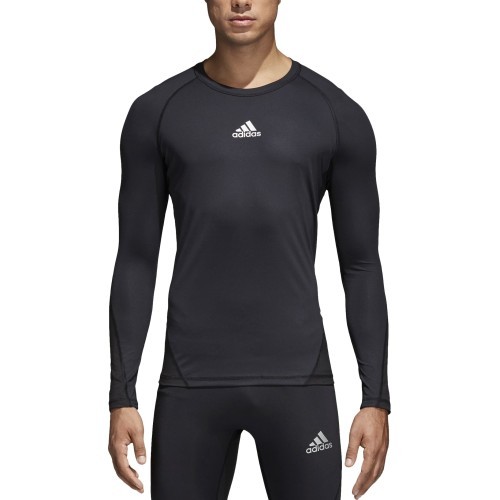 Adidas futbola krekls Alphaskin Sport LS Black CW9486