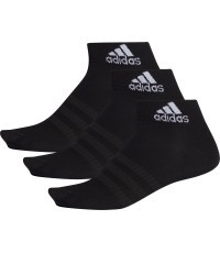 Носки Adidas Light Ank 3 пары, чёрные DZ9436