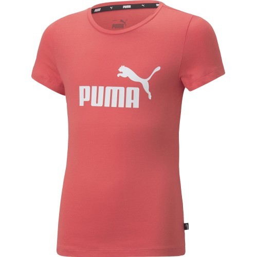 Puma Ess Logo Tee krekls pusaudžiem, koraļļu 587029 58