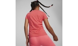 Puma Ess Logo Tee krekls pusaudžiem, koraļļu 587029 58