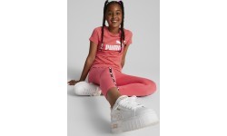 Футболка для подростков Puma Ess Logo Tee, коралловая 587029 58