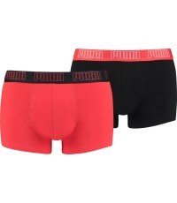 Puma vīriešu apakšbikses Basic Trunk Black Red 935015 02