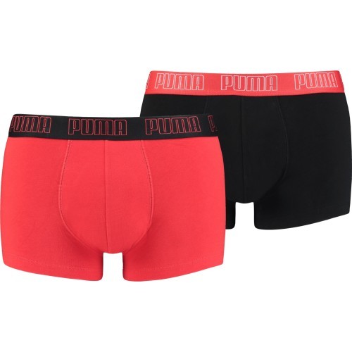 Puma vīriešu apakšbikses Basic Trunk Black Red 935015 02