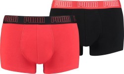 Мужское нижнее бельё Puma Basic Trunk Black Red 935015 02