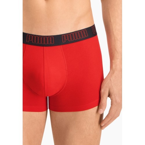 Puma vīriešu apakšbikses Basic Trunk Black Red 935015 02