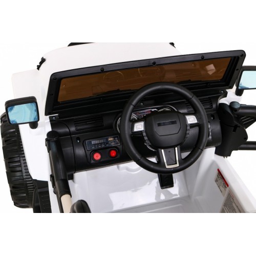 Jeep All Terrain elektromobilis bērniem, balts