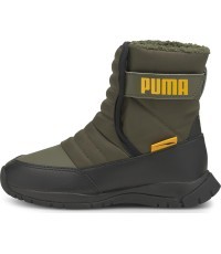 Puma Nieve Boot bērnu botas zaļas 380745 02