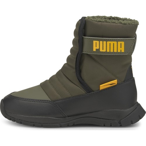 Детские кроссовки Puma Nieve Boot зелёные 380745 02