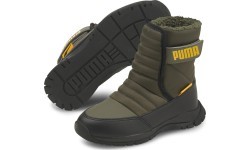Детские кроссовки Puma Nieve Boot зелёные 380745 02
