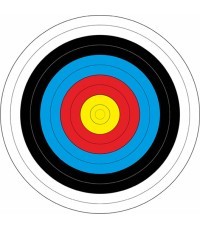 Мишень для стрельбы из лука Yate, 60 см, 10 шт.