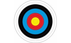 Мишень для стрельбы из лука Yate, 60 см, 10 шт.