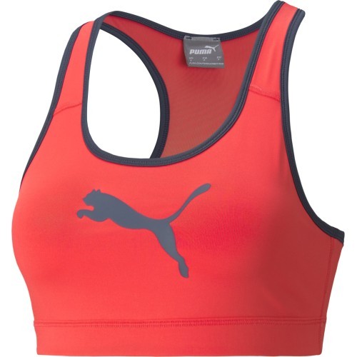 Puma Mid Impact 4Keeps sporta krūšturis sievietēm, koraļļu 520304 89