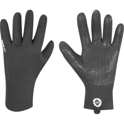 Дождевые перчатки FORCE (черные) XL
