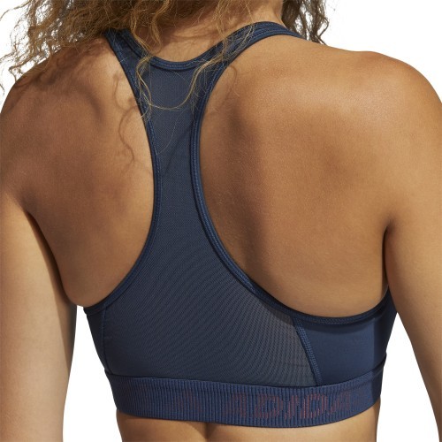 Спортивный бюстгальтер женский Adidas Drst Bos B синий GM2830