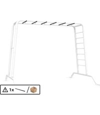 PlayBase - Rāmja pērtiķu bara caurule šūpoļu skavai