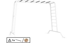 PlayBase - Frame monkey bar tube for swing clamp