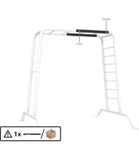 PlayBase - rāmis M, augšējās sijas metinājums, tēviņš-mātīte