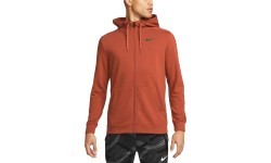 Nike Df Hdie Fz Fl vīriešu džemperis, brūns CZ6376 832