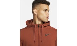 Nike Df Hdie Fz Fl vīriešu džemperis, brūns CZ6376 832