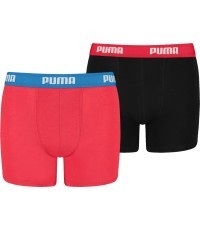 Puma Basic Boxer teen boxers Black Red 907650 04