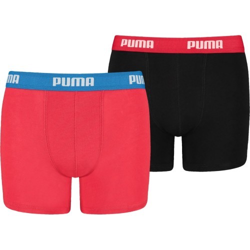 Подростковые боксеры Puma Basic Boxer Black Red 907650 04