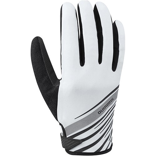 Велосипедные перчатки Shimano, размер XL, белые