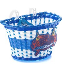 KidZamo soma velosipēda stūrei, zilā/baltā krāsā