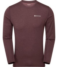 Vyr. Marškinėliai Montane DART LITE LONG SLEEVE T-SHIRT - Bordinė