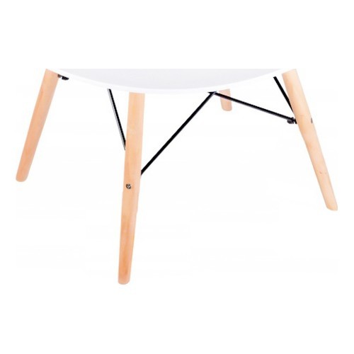 Kafijas galdiņš, balts, diametrs 60 cm
