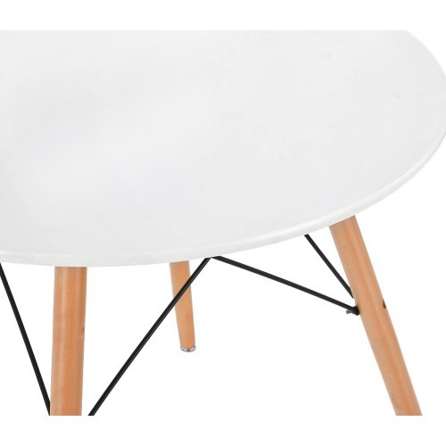 Kafijas galdiņš, balts, diametrs 60 cm
