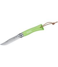 Pocket Knife Opinel Trekking Nr.7, Stainless Steel Blade, Green Handle